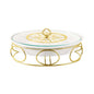 BR04005 16"OVAL CASEROLE CANDLE STAND 4c