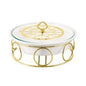 BR04006 12"ROUND CASSEROLE CANDLE STD 4c