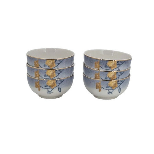 MK122 6Pcs Bowl Set Flower