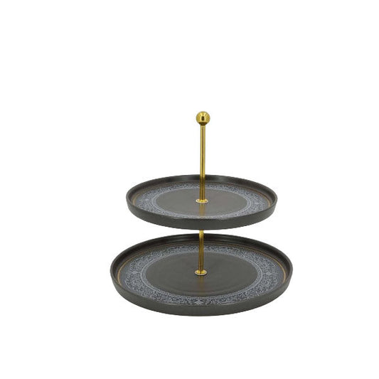 MK265 2Tier Pastry Gray Full Design 12c