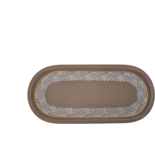 MK309 Oval Platter Brown