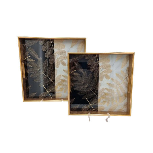 RY24 2Pcs Rect Serving Tray