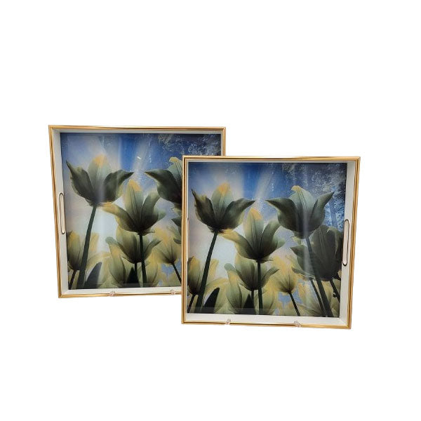 RY244 2 Piece Square Serving Tray