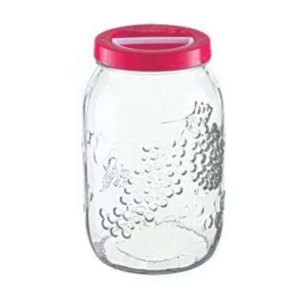 S187 Embossed Pantry Jar 4c 5000cc