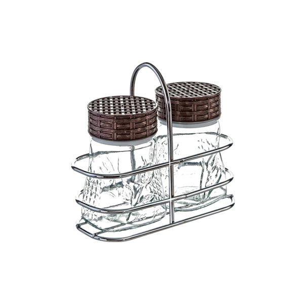 S726 Metal Spice Jar Double Set16c 210cc