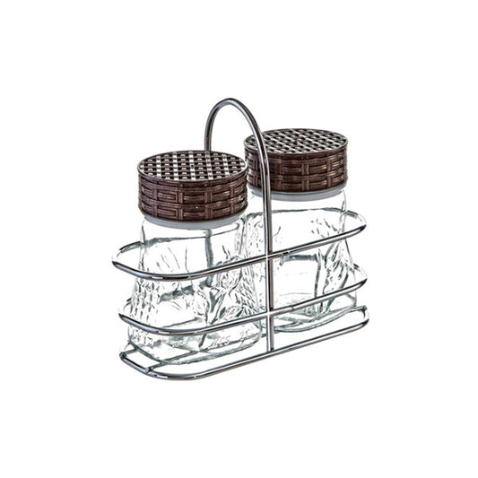 S726 Metal Spice Jar Double Set16c 210cc