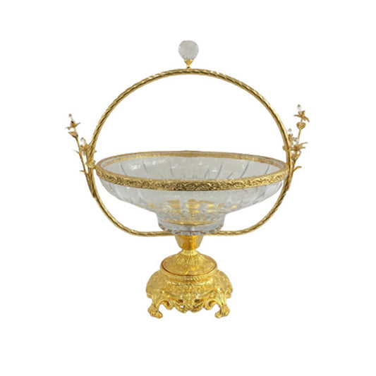 TA840 Round Bowl W.Handle G ORCHID 3c