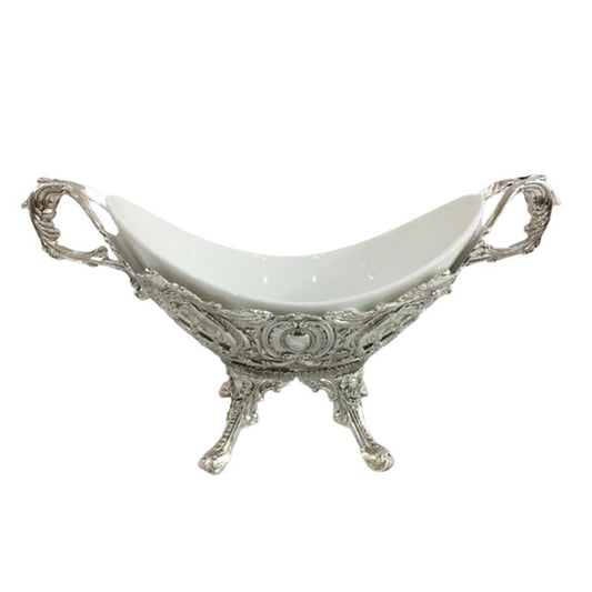 TA966 Oval  Serving Bowl (S) ORCHID